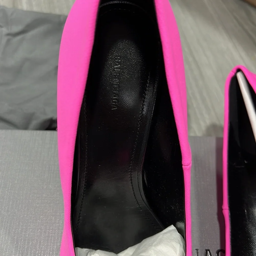 BALENCIAGA Knife Pump in Fluo Pink new - Picture 10 of 16